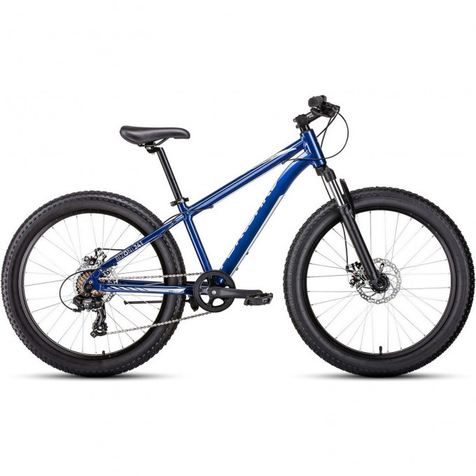 Велосипед FORWARD BIZON MINI 24 (2020) синий с рамой 13" 75148 SINII