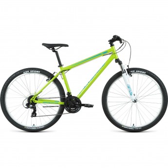 Велосипед FORWARD SPORTING 27,5 1.2 S (2021) зеленый/бирюзовый с рамой 19"